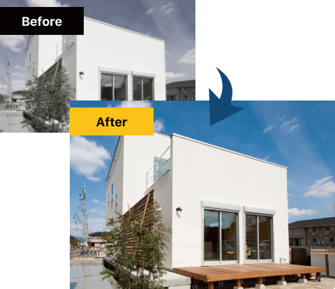 Before After 外構リフォームの写真